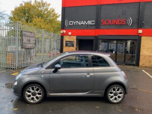 Fiat 500 2014 model upgraded with Pioneer SPH-DA160DAB CarPlay and Android Auto stereo