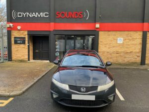 Pioneer AVIC-Z930DAB Stereo Kenwood CMOS-230 Reverse Camera Installed in Honda Civic 2009