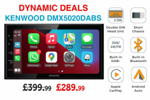 Dynamic Deal Kenwood DMX5020DABS: 6.8″ CarPlay DAB Radio Bluetooth Android Auto