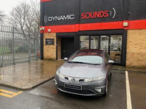 Kenwood DMX7722DABS CarPlay Stereo and Reversing Camera Installed in Honda Civic 2009