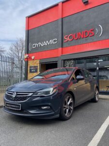 Vauxhall Astra K 2015 model Front Doors Upgraded with Pioneer TS-D65F speakers