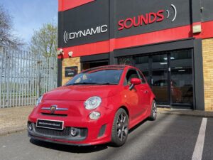 Fiat Abarth 2014 model upgraded with a Blaupunkt Bremen Car Stereo