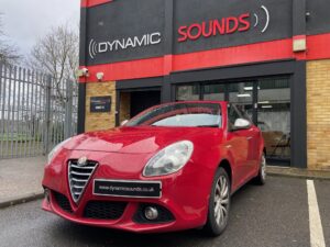 Alfa Romeo Giulietta 2015 model upgraded with JVC KW-M560BT stereo