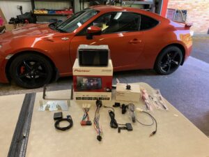 Toyota GT86 2013 model upgraded with Pioneer SPH-DA77DAB Stereo & Reverse Camera
