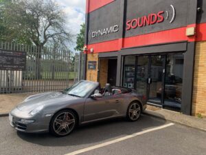Porsche 911 2008 model upgraded with Pioneer SPH-DA77DAB CarPlay Stereo