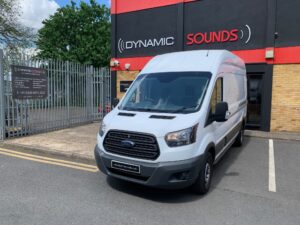 Ford Transit 2017 model upgraded with JVC KW-M560BT CarPlay stereo & Reversing Camera
