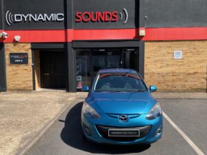 Mazda 2 2010 model upgraded with JVC KW-M560BT CarPlay stereo