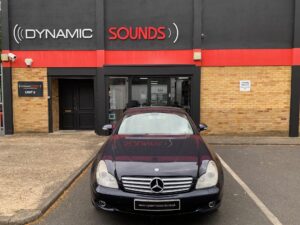 Mercedes CLS 500 2005 model upgraded with Pioneer SPH-DA77DAB and reversing camera