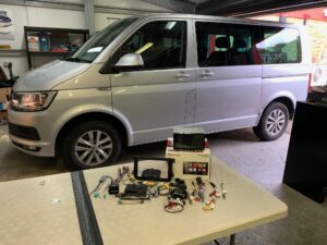 VW Caravelle 2019 model upgraded with Pioneer SPH-DA360DAB Stereo
