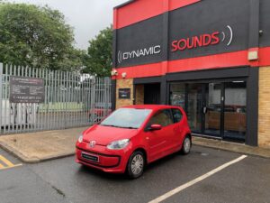 VW UP 2012 model upgraded with Kenwood KDC-BT560DAB Bluetooth/DAB car stereo