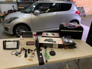 Suzuki Swift 2013 model upgraded with Pioneer SPH-DA77DAB Carplay stereo