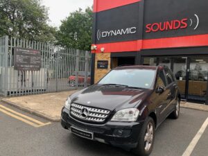 Mercedes ML 2009 model upgraded with JVC KW-M560BT CarPlay stereo