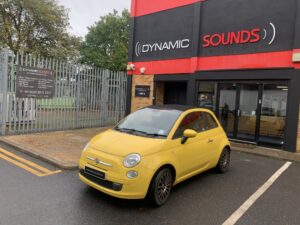 Fiat 500 2010 model upgraded with Kenwood KDC-BT560DAB Bluetooth/DAB car stereo