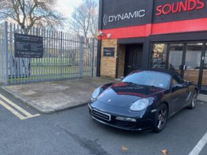 Porsche Boxster 2007 model upgraded with Pioneer SPH-DA160DAB CarPlay/Android Auto stereo