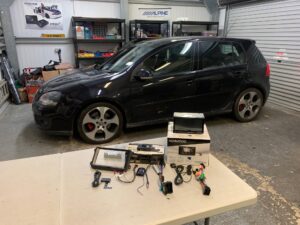 VW Golf 2010 model upgraded with Kenwood DMX8021DABS stereo & Kenwood Dash cam DRV-N520