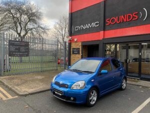 Toyota Yaris 2004 model upgraded with a Pioneer SPH-DA360DAB CarPlay/Android Auto stereo