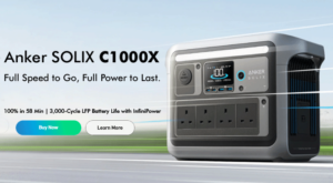 Anker SOLIX C1000X Portable Battery Power Station