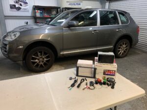 Porsche Cayenne 2007 model Upgraded with Pioneer SPH-DA77DAB CarPlay Stereo