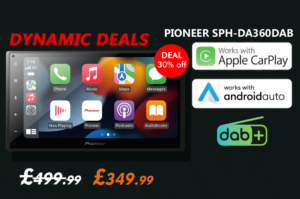 Dynami Deal on Pioneer SPH-DA360DAB  WIRELESS CarPlay and Android Auto Stereo