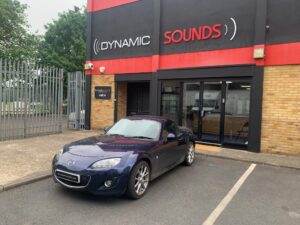 Mazda MX-5 2009 model upgraded with a Kenwood DMX8021DABS Wireless CarPlay Stereo