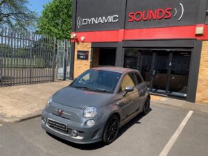 Fiat 500 2010 model upgraded with the Pioneer SPH-DA77DAB Wireless CarPlay Stereo