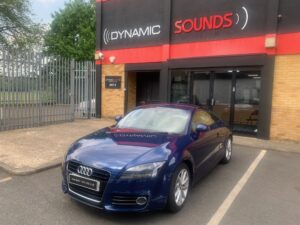 Audi TT 2013 model upgraded with a JVC KW-M785DBW CarPlay stereo