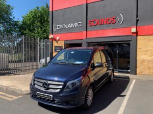 Mercedes Vito 2018 model upgraded with a Pioneer wireless Car Play stereo model SPH-DA77DAB