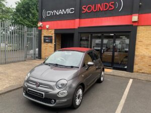 Fiat 500 2016 model in for a full system upgrade.