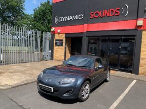 Mazda MX-5 2010 model upgraded with JVC KW-M785DBW CarPlay Stereo & Pioneer ND-BC9 Reverse Camera