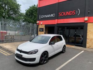 VW Golf 2012 model upgraded with a Pioneer SPH-DA160DAB Car Play stereo