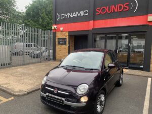 Fiat 500 2015 model upgraded with Pioneer SPH-DA77DAB CarPlay Stereo