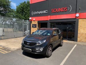 Kia Sportage 2015 model upgraded with CarPlay Stereo, Reverse Camera, Speakers and Amplifier