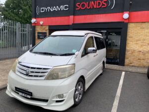 Toyota Alphard 2005 model upgraded with Pioneer SPH-DA77DAB wireless CarPlay Android Auto stereo & Reverse Camera
