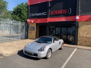 Toyota MR2 2005 model upgraded with Kenwood DMX7722DABS wireless CarPlay Stereo & Reversing camera