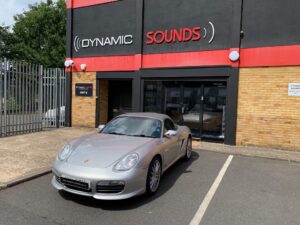 Porsche Boxster 2006 model upgraded with Pioneer SPH-DA77DAB CarPlay Stereo