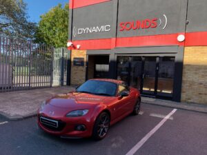 Mazda MX-5 2014 model upgraded with Kenwood DMX7722DABS Wireless CarPlay Stereo