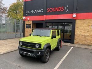 Suzuki Jimny 2018 model upgraded with Kenwood DMX8021DABS CarPlay Stereo