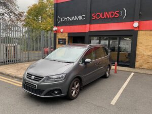 Seat Alhambra 2017 model upgraded with Kenwood DMX8021DABS Apple CarPlay Stereo